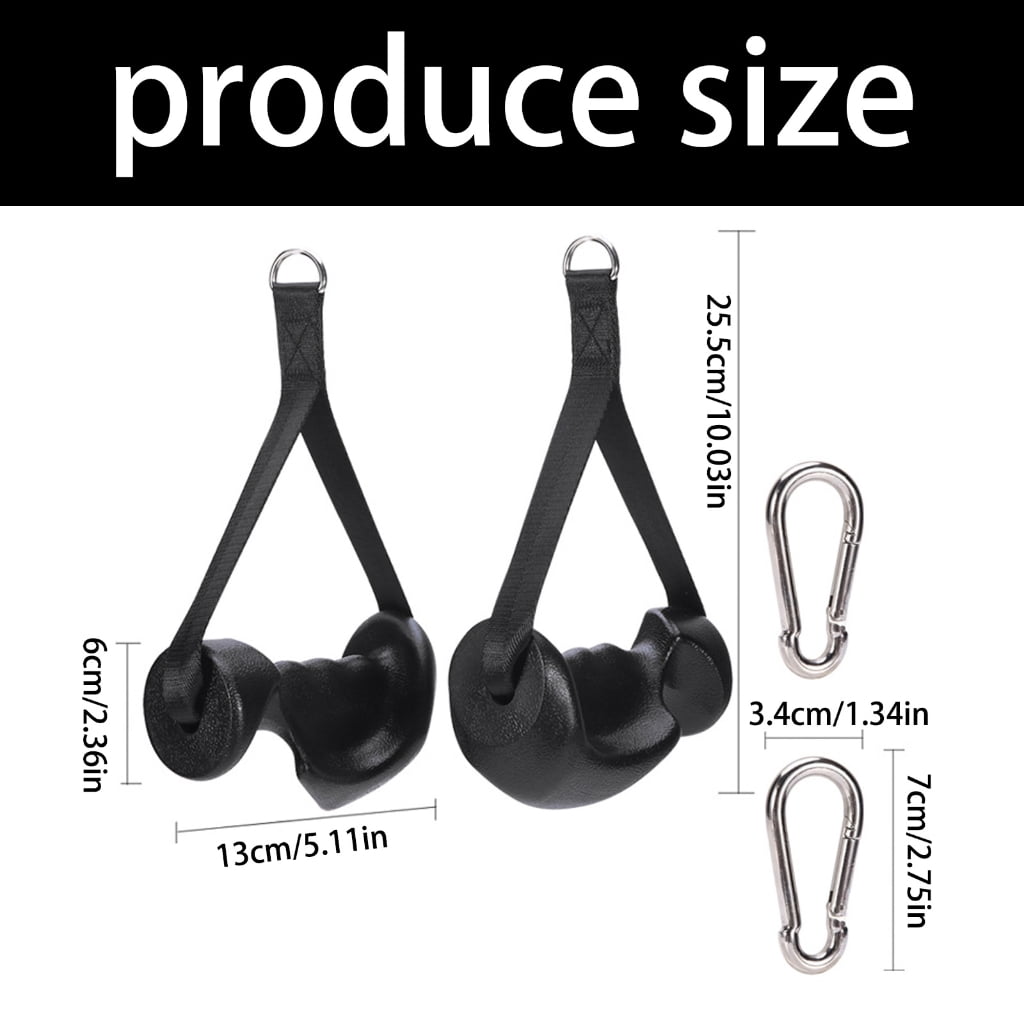 2lots Big Shape Exercise Handle Multifunction Exercise Suspension Grip Resistance Band Handle For Homes Gym Equipment