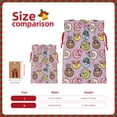 thumbnail image 3 of Naloa Cute Donuts Drawstring Christmas Bags, 3D Xmas Gift Bags, Christmas Wrapping Bags, Xmas Goodie Bags, Treat Pouch Bags, Party Favor Bags-Medium, 3 of 9
