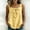 Yellow, variant on Msgweeeg Tank Top Summer Sleeveless Solid Color Women’s Blouses Square Neck Regular Fit Comfy Hawaii Women’s Clothing