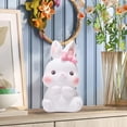 thumbnail image 6 of 16.5cm LED Plastic Easter Bunny Night Light, Night Light, Decorative Lamp, 1pc Plastic LED Soft Glow Portable, for Kids Bedroom Holiday Party Gift, Table Lamp, White, 6 of 6