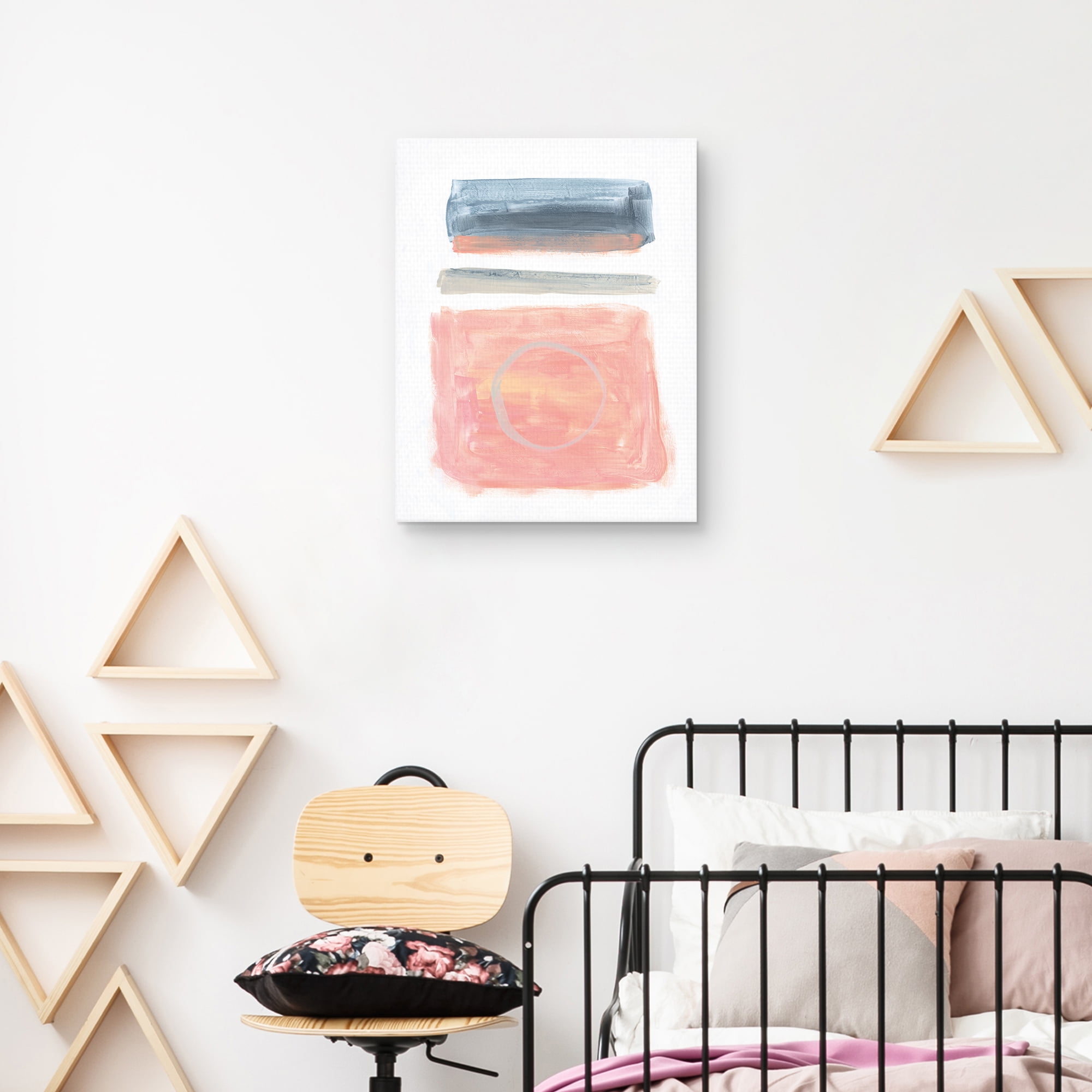 Transparencies Pink I by Décor Design Canvas Art Print, 1.5" x 22"