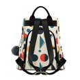 thumbnail image 2 of FORMRS Women's Travel Backpack Purse Anti-Theft Hidden Pockets Casual Shoulder Bag, Red Geometric, 2 of 7