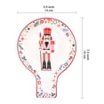 thumbnail image 3 of Bico Christmas Soldier Ceramic Spoon Rest, for holding spatula, cooking utensils, Microwave and Dishwasher Safe, Scratch Resistant, 3 of 4