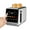 Multicolor, variant on Dear Morning Touch Screen Toaster 2 Slice, Smart Digital Toaster with LCD Display Stainless Steel Toaster , 6 Bread Types & 6 Shade Settings With Bagel Cancel,Defrost Functions