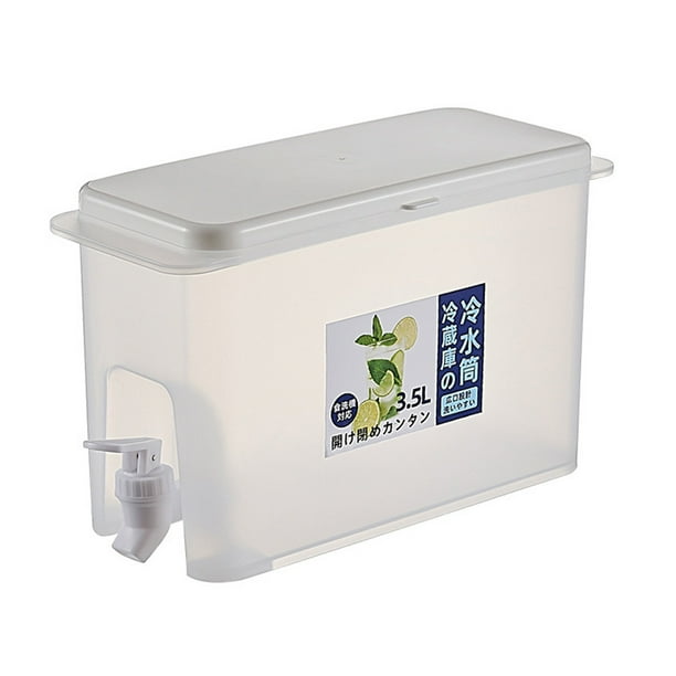 Dispensador de agua para refrigerador doméstico Jarra de agua transparente Dispensador de bebidas de plástico