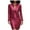 Red summer dresses for women, variant on Women's Faux Leather Suit Dress and Blazer Jacket Slim Fit 2 Piece Casual Outfits Ladies Elegant PU Leather Midi Pencil Dress Black,S
