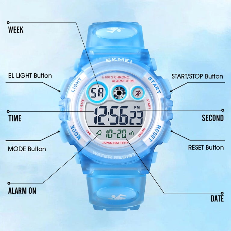 SKMEI Digital Sport Watch with LED Backlight photo 6