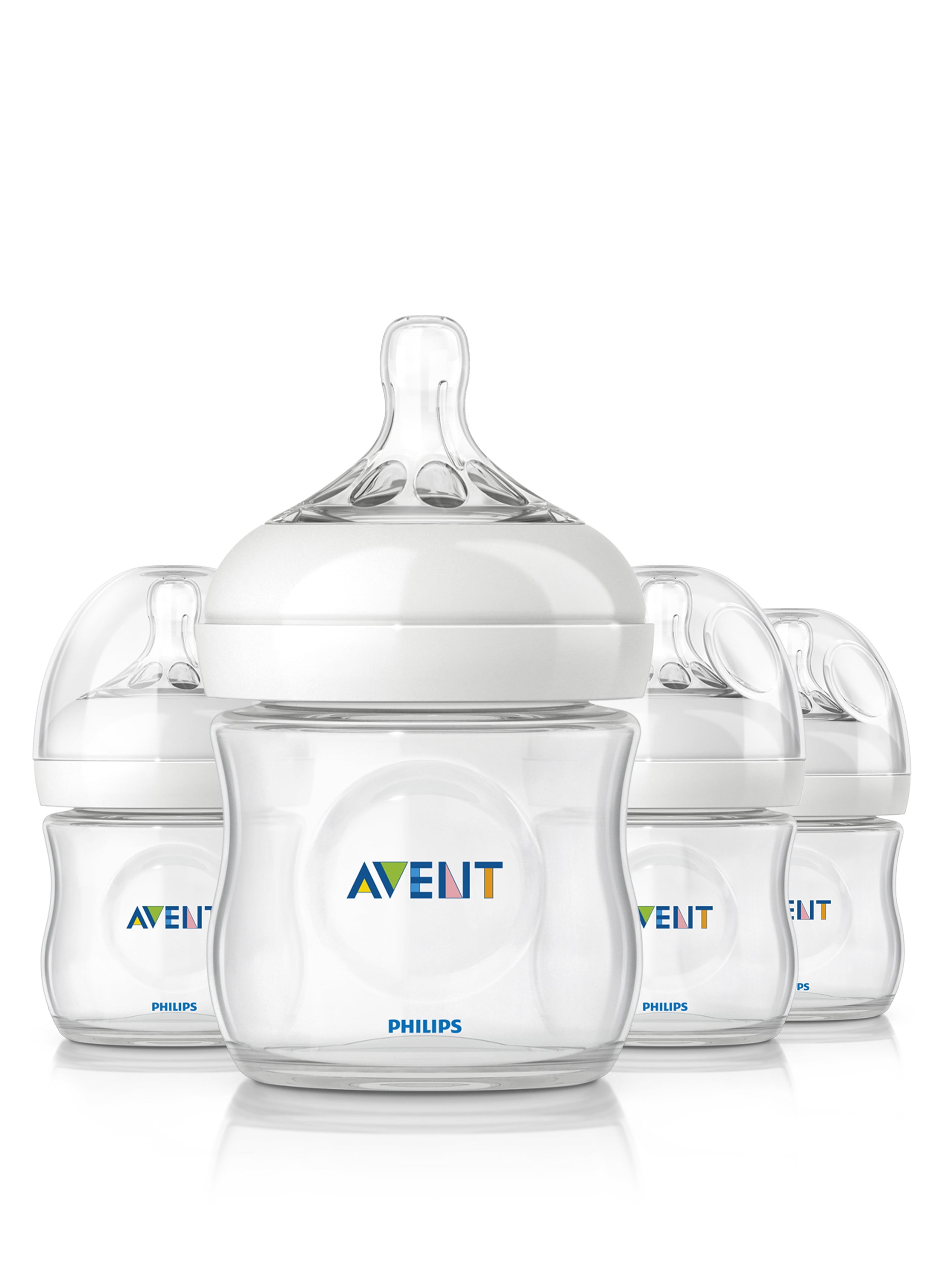 Philips Avent Natural 4oz Bottle, Polypropylene