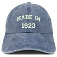 thumbnail image 1 of Trendy Apparel Shop Made In 1923 Text Embroidered 95th Birthday Washed Cap, 1 of 2