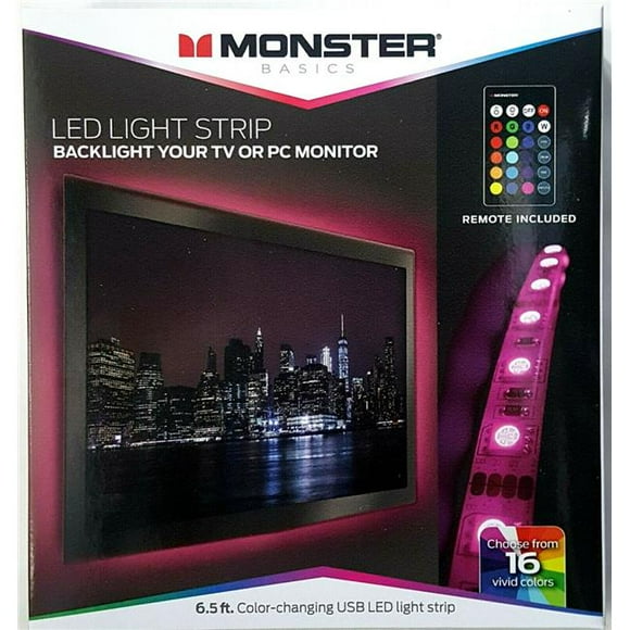 Xtreme WLB71023BLACK Light Strip Plus Remote & 60 RGB LED Lights, Black