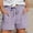 A2-Purple, variant on LEKODE Linen Shorts for Women Womens Drawstring Shorts Lounge Shorts Casual Shorts Adjustable Drawstring Shorts Women's Summer Shorts Cotton Shorts Vacation Outfits Shorts Black L