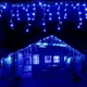thumbnail image 3 of Guirnalda de luces LED con forma de cortina de carámbanos, guirnalda navideña de luces de hadas de 3 a 60 m, iluminación decorativa para exteriores, jardín y calle, 3 of 5