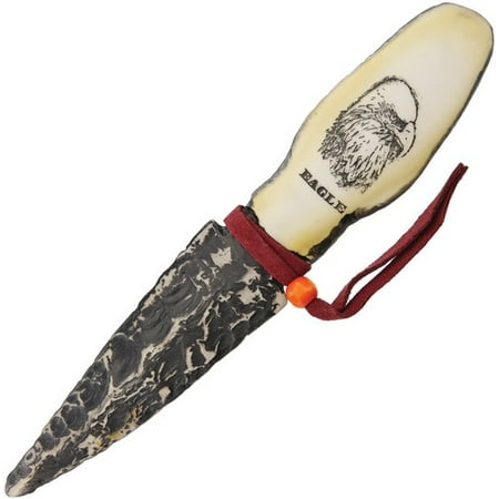 - MI207 Eagle Resin Fixed Blade Knife Dagger /Eagle Art on Handle