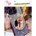 thumbnail image 5 of New with Lens Film Glitter Phone case, Cute Girl, with or Without Lanyard, can be Used as a Makeup Mirror, for iPhone 15 14 13 12 11 Pro Max Plus Phone Case (P7,iPhone 14 Pro Max), 5 of 8