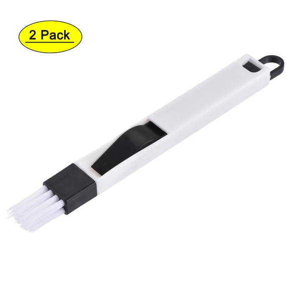 Door Window Track Kitchen Hand-held Groove Gap Cleaning Brush Tools 2 Pcs