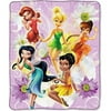 Disney - Tinkerbell Sparkles Forever Throw Blanket