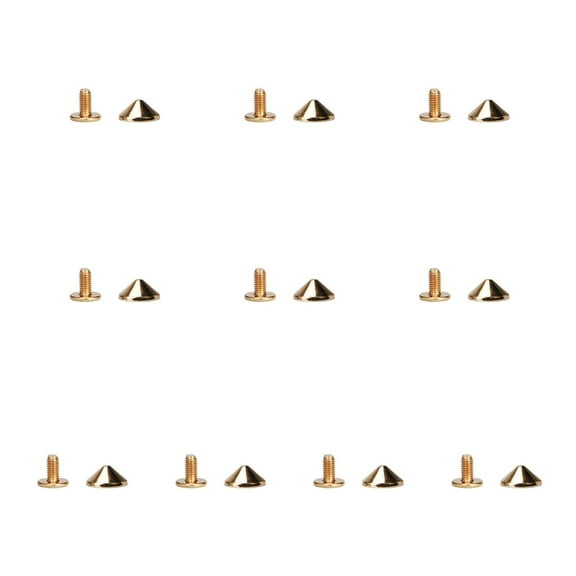 AOOOWER Belt Collar Studs Alloy Texture for Belts Collars and Fashion Accessories