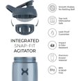 thumbnail image 4 of Promixx PURSUIT Protein Shaker Bottle \u2013 Premium Sports Shaker Bottles for Protein Mixes and Supplement Shakes \u2013 Easy Clean, Durable Protein Shaker Cup, 4 of 8