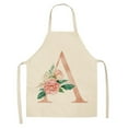 thumbnail image 5 of Joernso Letter A to Z Alphabet Pattern Kitchen Apron Sleeveless Cooking Cleaning Tools, 5 of 8