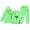 O10-Green, variant on Ulitacool Outfits for girls Toddler Casual Printed Hoodie Set Long Sleeve Sweatpants Pullover Top Matching Bottoms Fall Winter Pajamas Loungewear Green