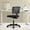 Black, variant on Gianna Armless Desk Chair, Home Office Rolling Adjustable Ergonomic Chairs with Low Back