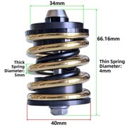 Spring Rear Shock Absorber Folding Bike Suspension for Brompton A/C Line