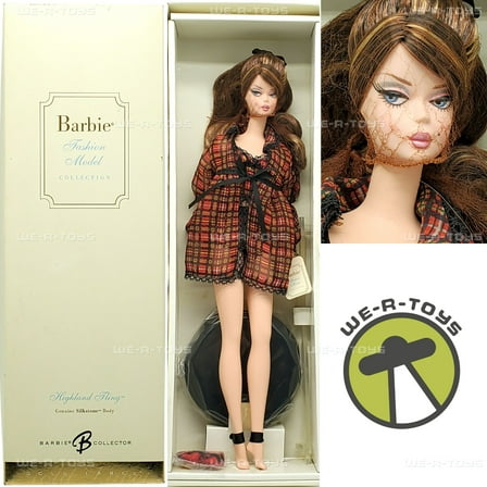 Highland Fling Barbie Genuine Silkstone Doll Gold Label BFMC 2005 Mattel J0939