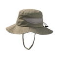thumbnail image 2 of Husfou Kids Sun Hat, Summer Toddler Hats Breathable for Girls Boys Baby UPF 50+ Beach Hat Adjustable for 12 months-5 years Wide Brim Caps Sun Protection Bucket Hat Children Hat, 2 of 5