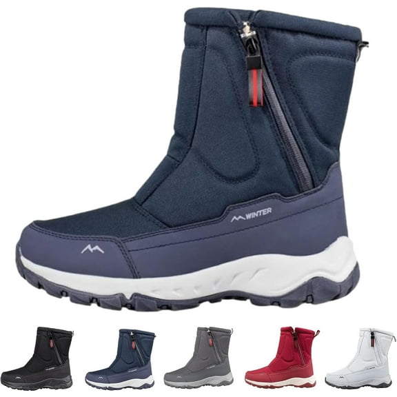 Sawbehind Winter Boots, Sawbehind Winter Boots Mens, Waterproof Winter Shoes, Anti-Slip Lightweight Ankle Boot