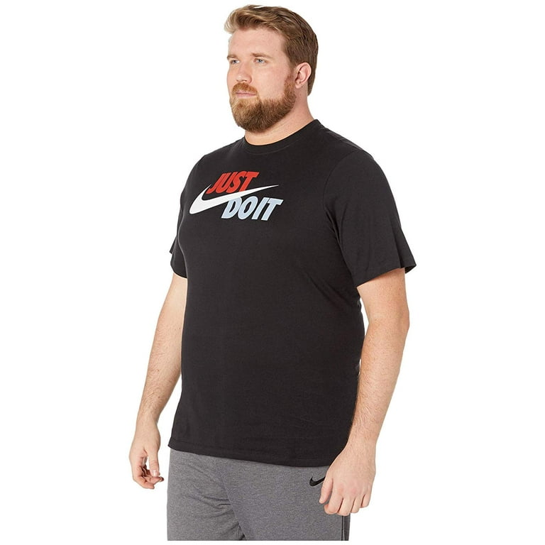 Nike just do it script neck tee best sale