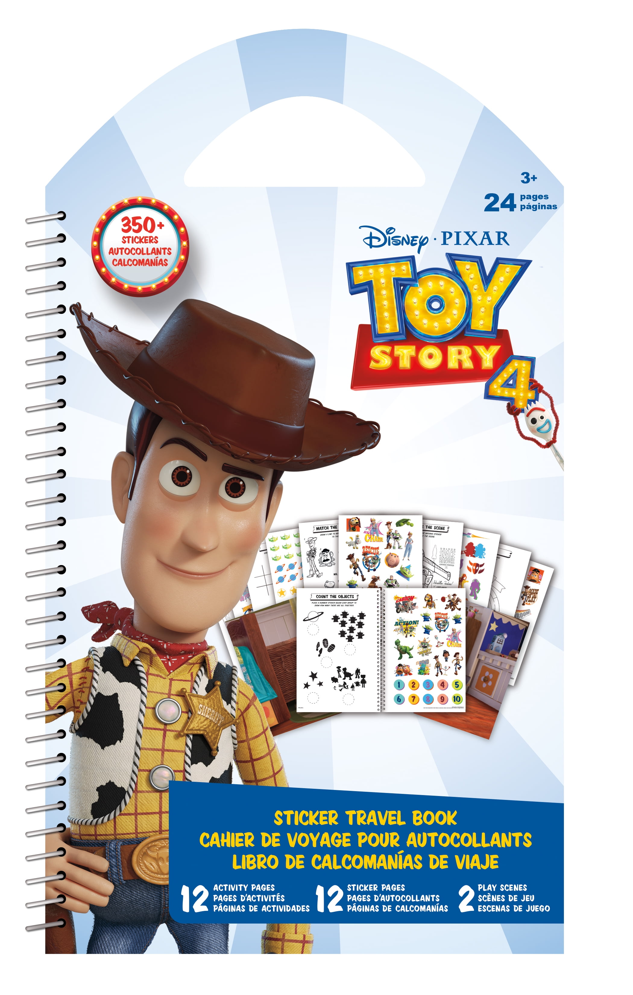Toy Story 4 Sticker Travel Book - Walmart.com