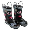 thumbnail image 1 of Foxfire FOX-600-94-6 Childrens Black Pirate Rain Boot - Size 6, 1 of 1