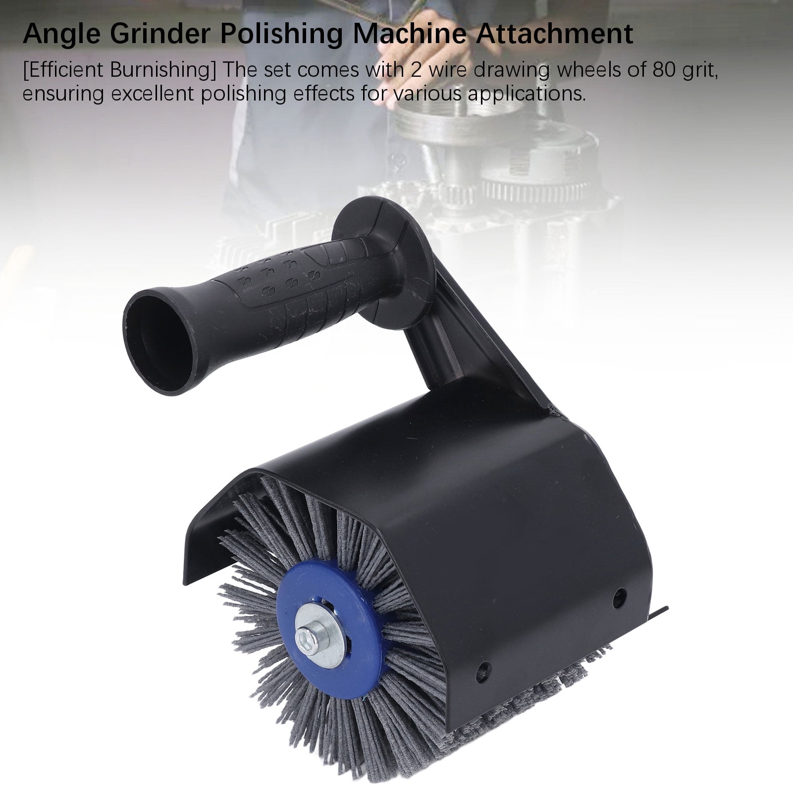 BOKYAN Angle Grinder to Wire Drawing Polishing Machine Accessories Conversion Kit for Buffing and Polishing