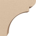 thumbnail image 3 of 4"W x 8"D x 8"H Classic Yorktown Rough Cedar Woodgrain TimberThane Corbel, Primed Tan, 3 of 6