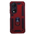 thumbnail image 1 of Funda Uso Rudo Cely Vesmir con Anillo Magnético Para Honor X7b Rojo Más 2 Micas de Cristal, 1 of 5