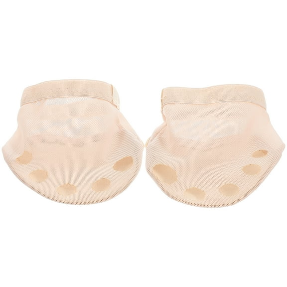 1 Pair Non-Slip Shoes Half Sole Ballet Dance Socks Breathable Mesh Comfortable And Protective Foot Thong For And Practice