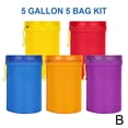thumbnail image 4 of WAITLOVER Juego de bolsas de burbujas filtradas de malla de un galón forradas con extracto de esencia T7N7, 4 of 6