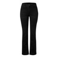 thumbnail image 2 of Gibobby Pantalones para mujer Pantalones vaqueros sueltos de estilo de moda con diseño de pierna recta de cintura alta informal para mujer(Negro,M), 2 of 5