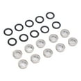 thumbnail image 1 of Motorcycle Brake Master Cylinder Sight Glass 10pcs O Ring Resin Lens Universal Replacement ATV Kit, 1 of 7