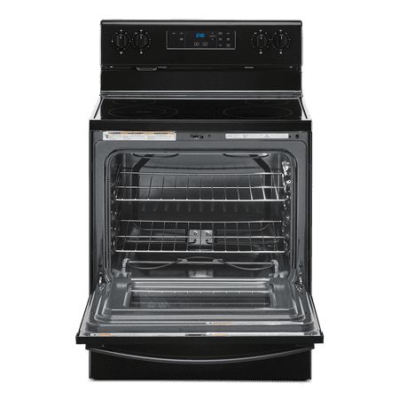Whirlpool - 5.3 Cu. Ft. Freestanding Electric Range with Keep Warm Setting - Black