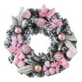 thumbnail image 4 of Guirnalda navideña artificial para puerta de entrada, guirnalda decorativa para colgar, suministros para fiestas 30 cm de diámetro, 4 of 9