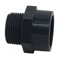 thumbnail image 4 of Extremo roscado macho de PVC, extremo de tornillo para piscina de 25 mm, conexión de PVC mixta, manguito roscado de PVC, DN20, 2 piezas (diámetro interno 25 mm - rosca de 3/4"), 4 of 5
