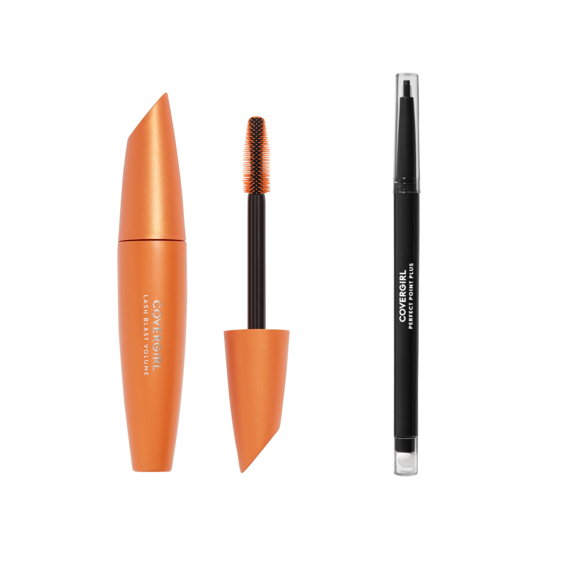 COVERGIRL Lash Blast Volume Mascara + Perfect Point Plus Eyeliner Pencil Value Pack, 800 Very Black + Black Onyx