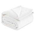 thumbnail image 1 of Forro polar Blanket Bedsure de franela blanca de tamaño completo, 1 of 7
