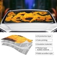 thumbnail image 3 of Yiaed Flower Bush Sunflower Print Car Windshield Sunshade Front Auto Car Front Window Sun Shade Foldable Sun Visor Shield Cover Auto Accessories for Sedan SUV Truck-Medium, 3 of 5