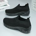 thumbnail image 5 of Mepaouo Womens Walking Shoes Ladies Casual Fashion Sock Sneakers Slip on Air Cushion Platform Sneaker, 5 of 8