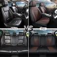 thumbnail image 6 of Car Seat Covers Full Set Custom Fit for Lexus ES300h 2013-2015 - Premium Faux Leather Auto Protectors with Waterproof, Breathable, Anti-Slip Car Seat Protectors (BlackBrown,Full Set), 6 of 8