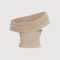 thumbnail image 6 of MuXiKeJi Clothes Women's Off The Shoulder Tank Top, Sleeveless Stretchy Going Out Crop Top, Y2K Fashion T-Shirt for Summer, 6 of 9