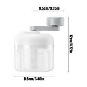 Gnmfd Handheld Food Chopper Garlic Vegetable Meat Grinder, Manual Crank 3-Speed Processor, 250ml Compact Kitchen Tool for Salad, Pesto, Cooking Prep, Meal Prep