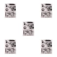 thumbnail image 2 of Transemion Tampons Transparents pour Scrapbook Frame Journal Plusieurs Styles Portables et Fiables comme l'Image Montre 5Set, 2 of 6